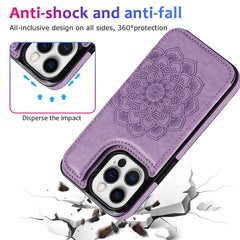 Stylish Magnetic Wallet Case for iPhone 14 in Rose Gold