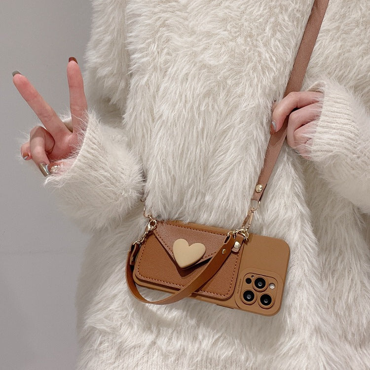 Hands-free functionality of iPhone wallet case