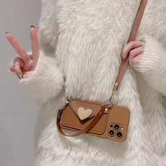 Hands-free functionality of iPhone wallet case