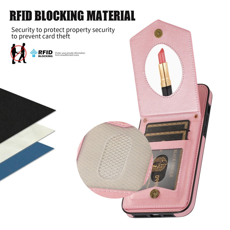 Various colours of TPU Wallet Cases for iPhone