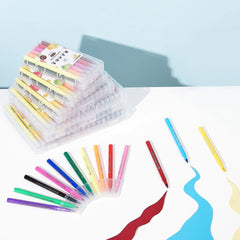 Vibrant Washable Watercolor Brush Pens Set in 48 colours