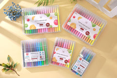 Vibrant Washable Watercolor Brush Pens Set in 18 colours