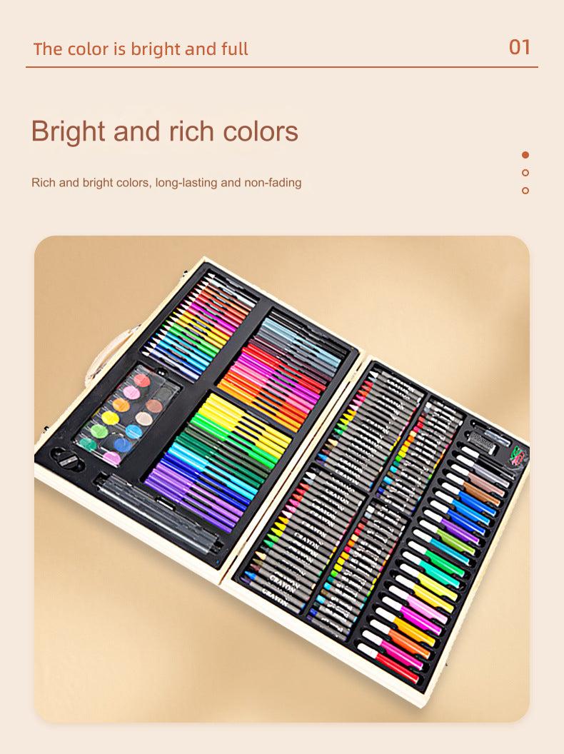 close-up of vibrant paint supplies