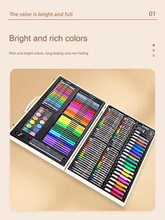 close-up of vibrant paint supplies