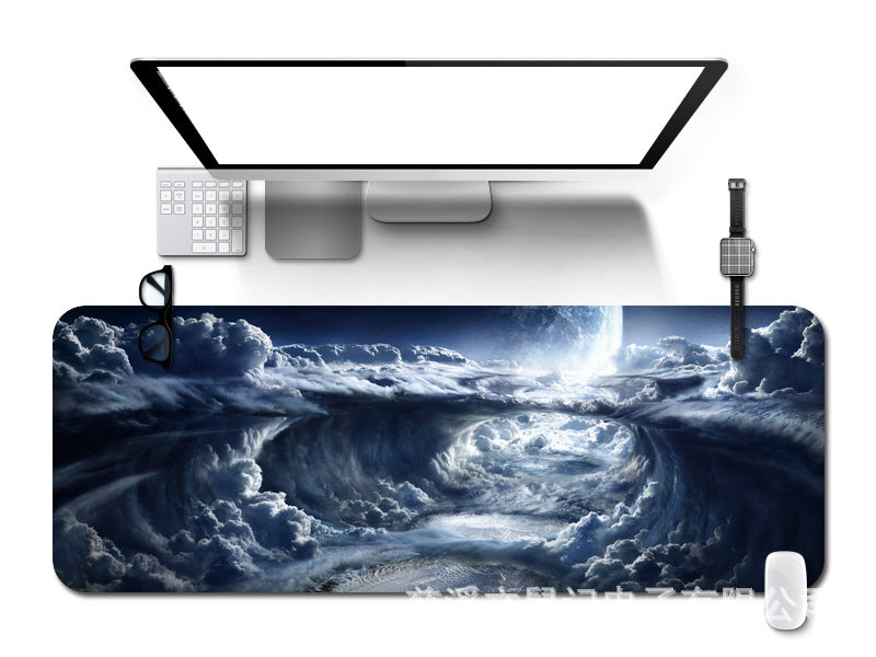 Customisable Large Gaming Desk Mat with vibrant design