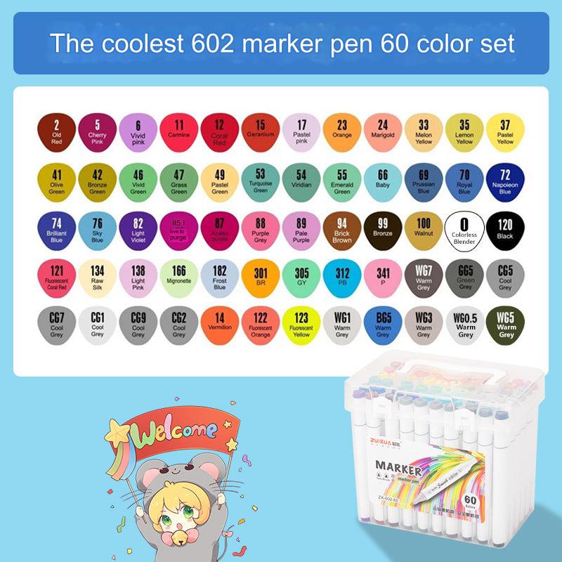 Usage examples of the 48 colour markers set