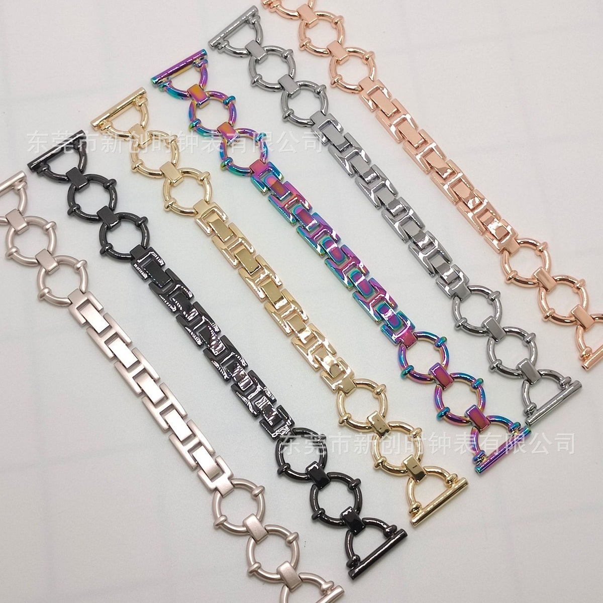 Various colour options of Apple Watch bands