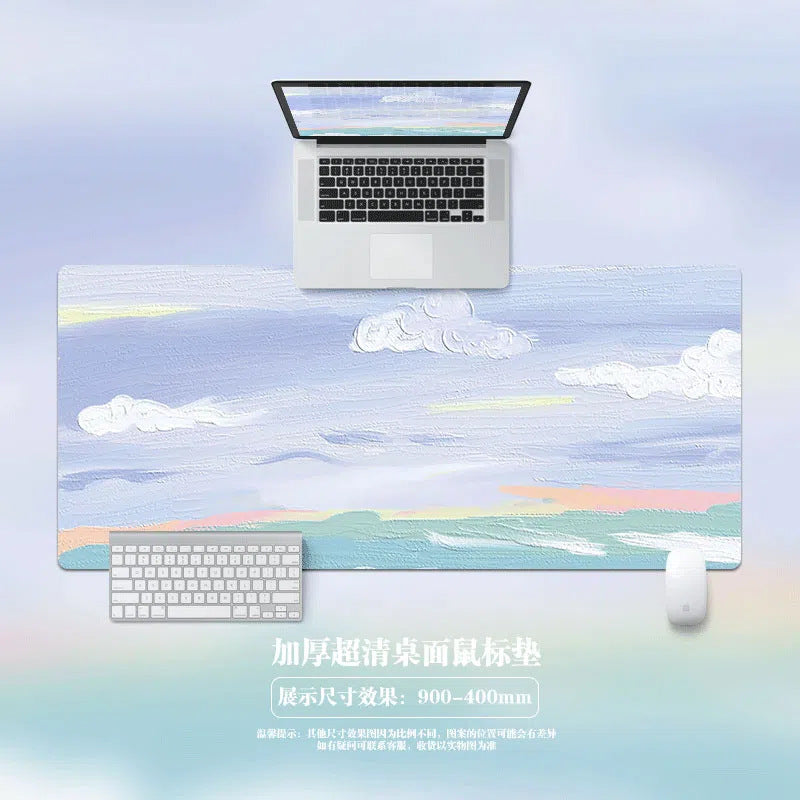 Artistic mouse pad for gamers