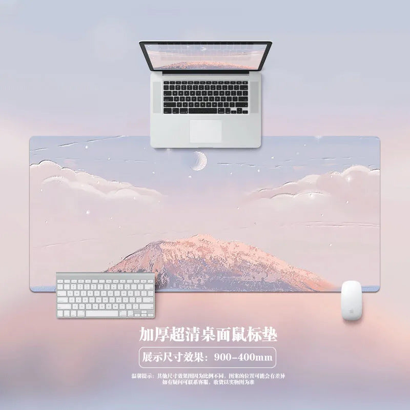 Non-slip desk mat in multiple styles