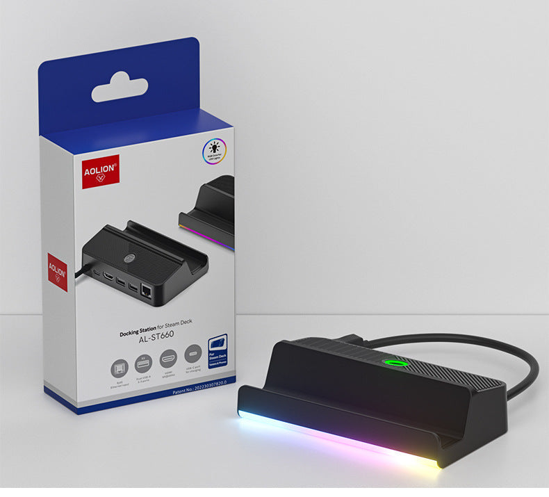 GameDeck Pro RGB Dock front view