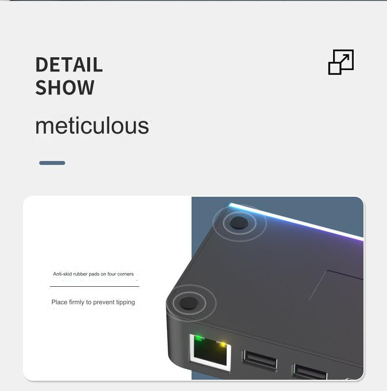 GameDeck Pro Dock with Steam Deck in use