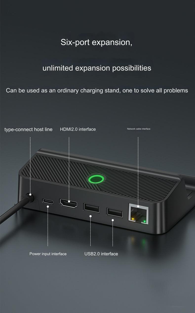 GameDeck Pro RGB Dock showing connections
