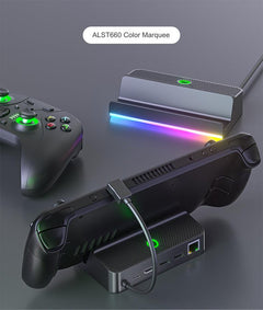 RGB lighting effect on GameDeck Pro Dock