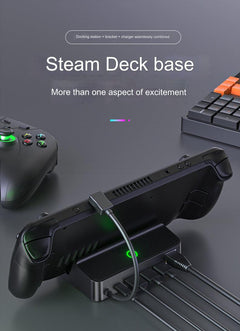 GameDeck Pro RGB Dock showing connections