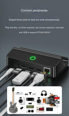 GameDeck Pro RGB Dock close-up