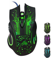 RGB Gaming Mouse with ergonomic design and backlight