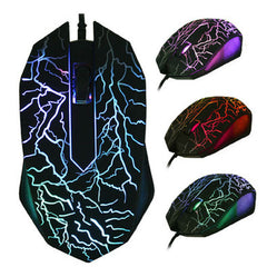 Detailed view of the RGB gaming mouse
