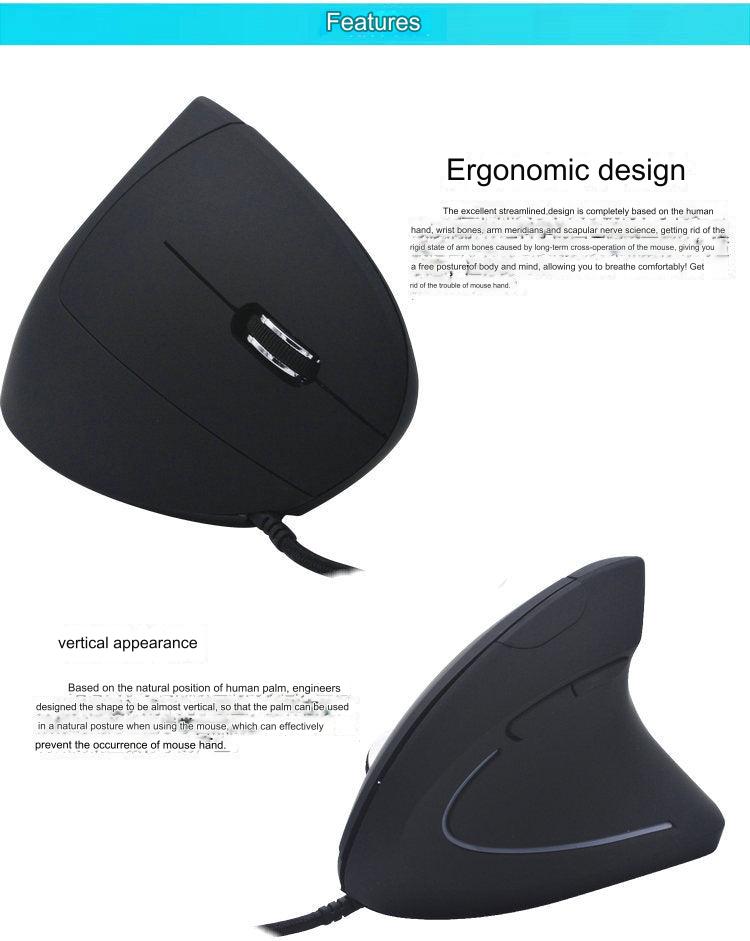 Different angles of ergonomic vertical mouse