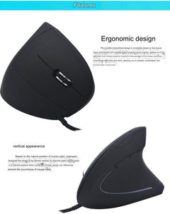 Different angles of ergonomic vertical mouse