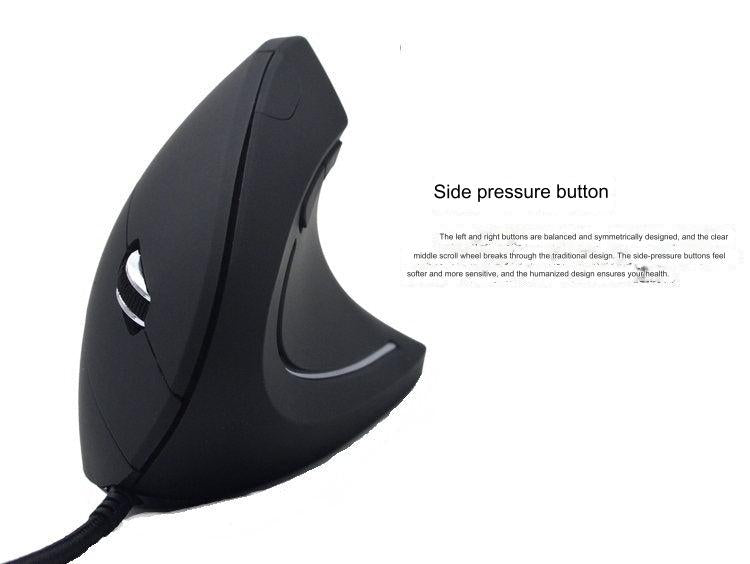 Wired vertical mouse with 3000 DPI specifications