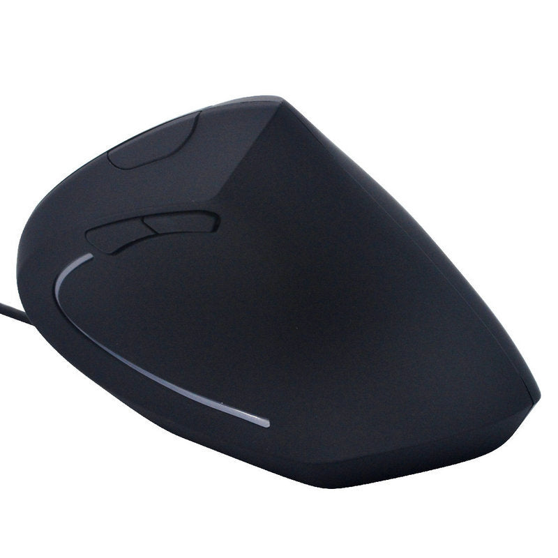 Close-up of ergonomic mouse buttons