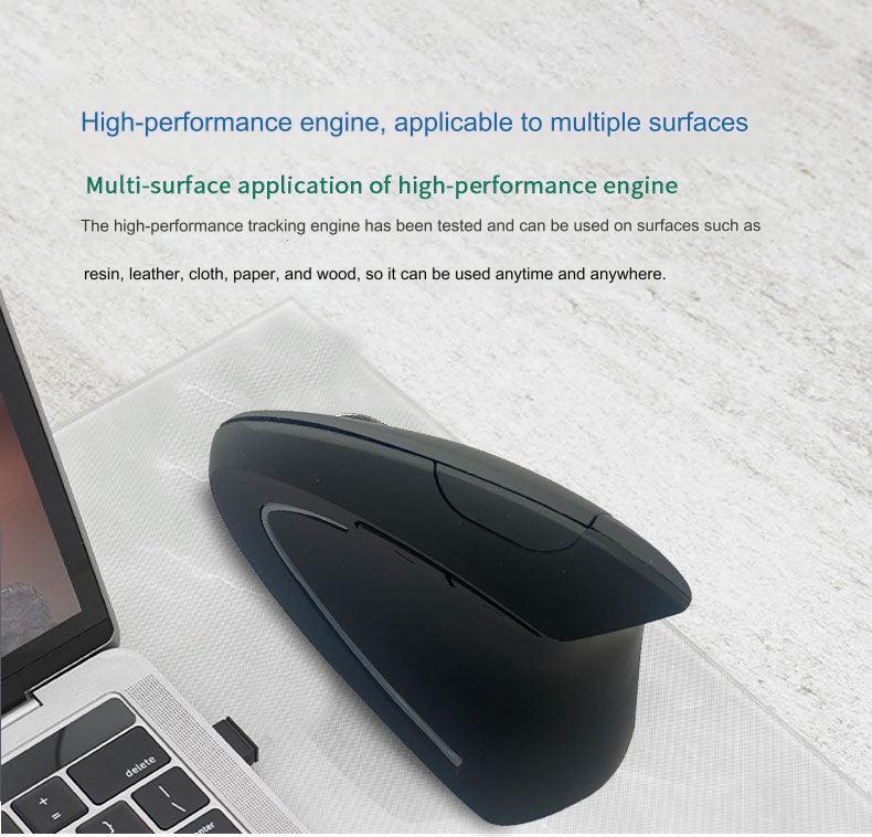 Ergonomic vertical mouse in use