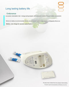 Rechargeable mouse with USB receiver