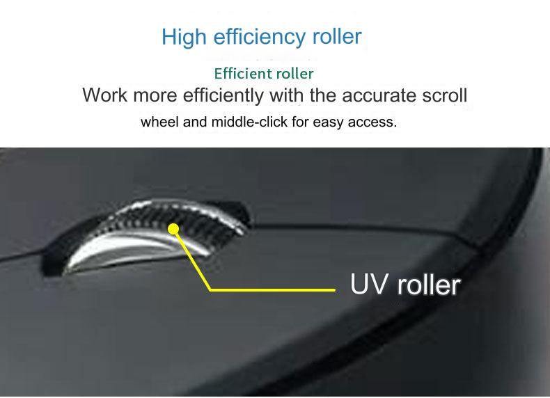 Lightweight wireless mouse in hand