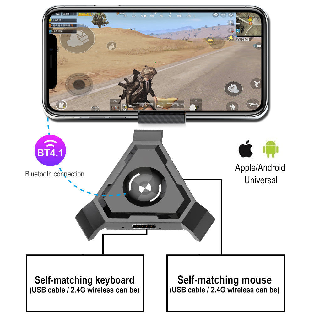 Compact design of the portable gaming keyboard