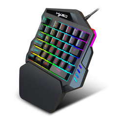 Image highlighting the waterproof feature of the keyboard