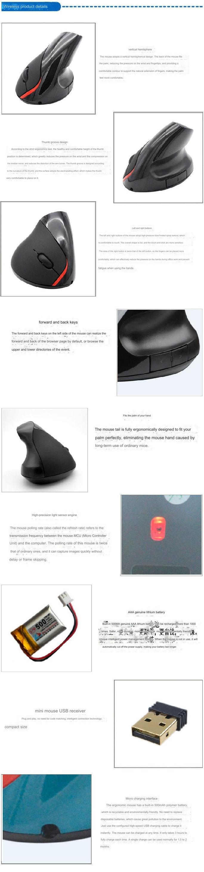 multiple views of ergonomic mouse design