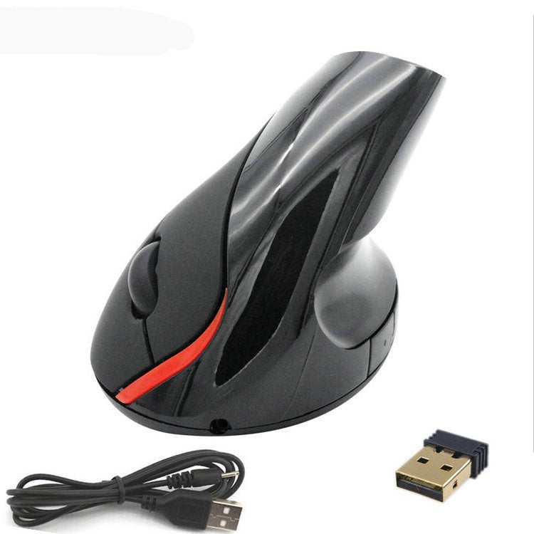 close-up of ergonomic gaming mouse design