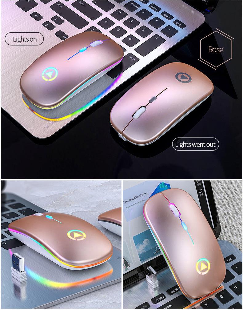 Silent Rechargeable Bluetooth Wireless Mouse front view