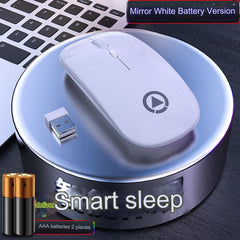 Silent Rechargeable Bluetooth Wireless Mouse ergonomic design