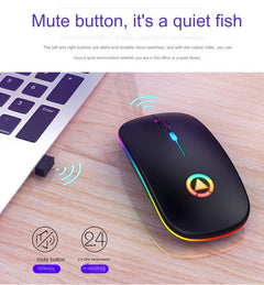 Silent Rechargeable Bluetooth Wireless Mouse dimensions