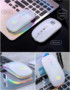 Silent Rechargeable Bluetooth Wireless Mouse buttons