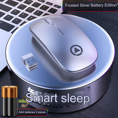 Silent Rechargeable Bluetooth Wireless Mouse front view