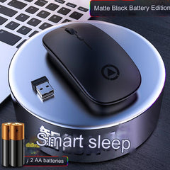 Silent Rechargeable Bluetooth Wireless Mouse side view