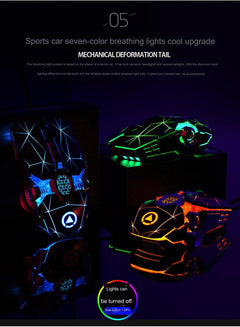 Ergonomic Gaming Mouse with cable length