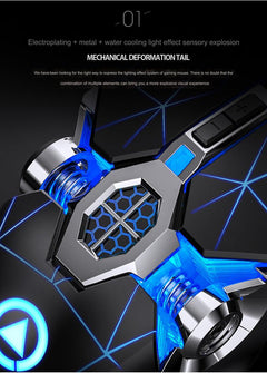 Ergonomic Gaming Mouse RGB lighting in action