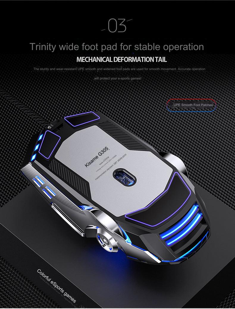 Ergonomic Gaming Mouse side view