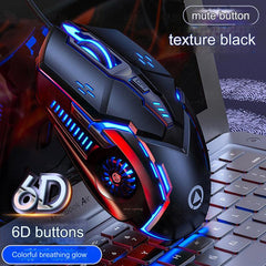 G5 Wired Gaming Mouse RGB lighting features