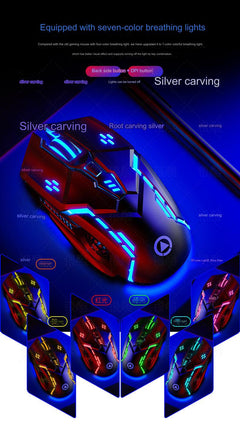 G5 Wired Gaming Mouse ergonomic shape