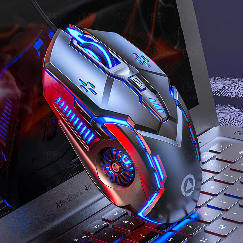 G5 Wired Gaming Mouse RGB lighting features