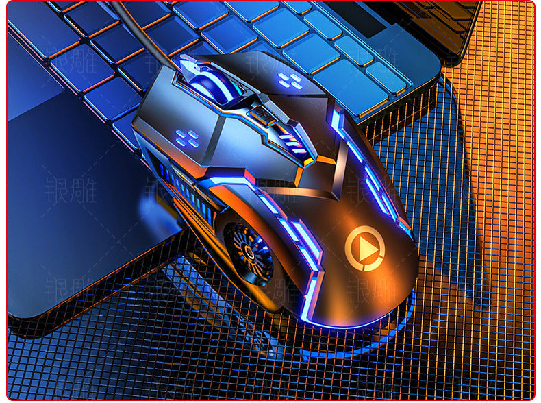 RGB Wired Gaming Mouse G5 with buttons highlighted