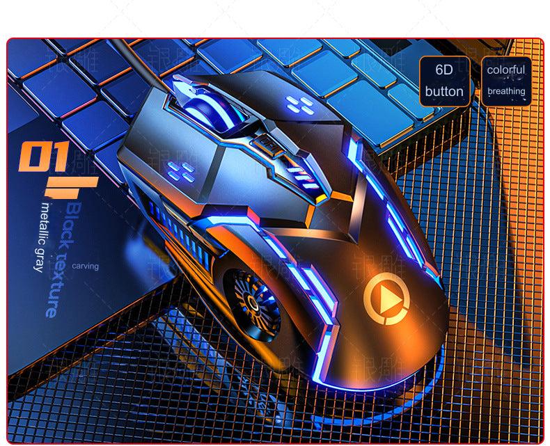 RGB Wired Gaming Mouse G5 in use