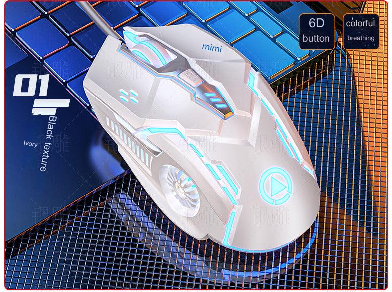 RGB Wired Gaming Mouse G5 with buttons highlighted