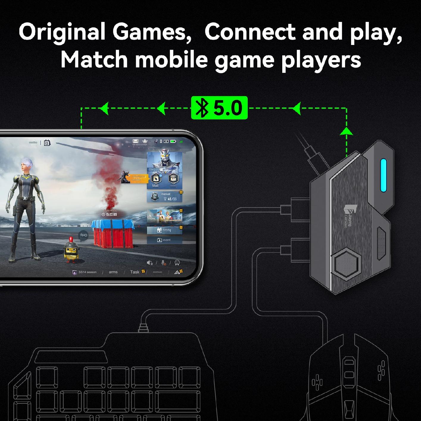 Gaming Elite MixSE+ adapter front view