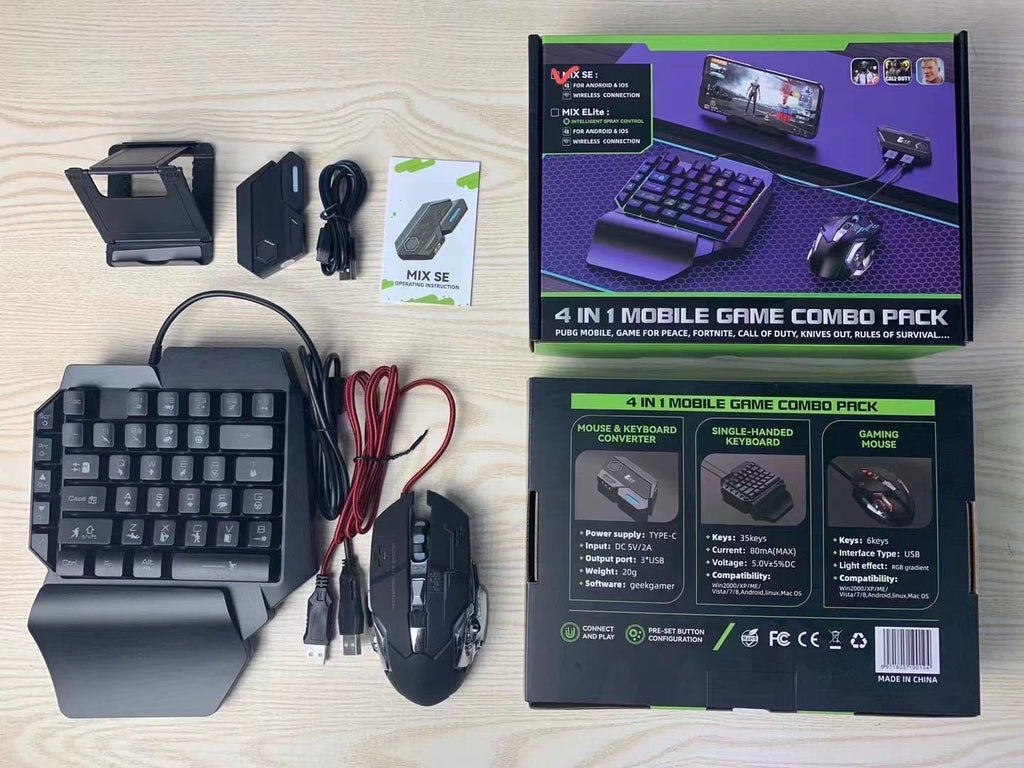 Gaming Elite MixSE+ adapter with gaming setup
