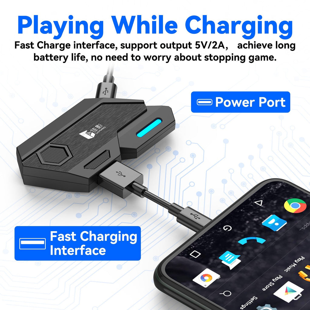 Gaming Elite MixSE+ adapter with smartphone